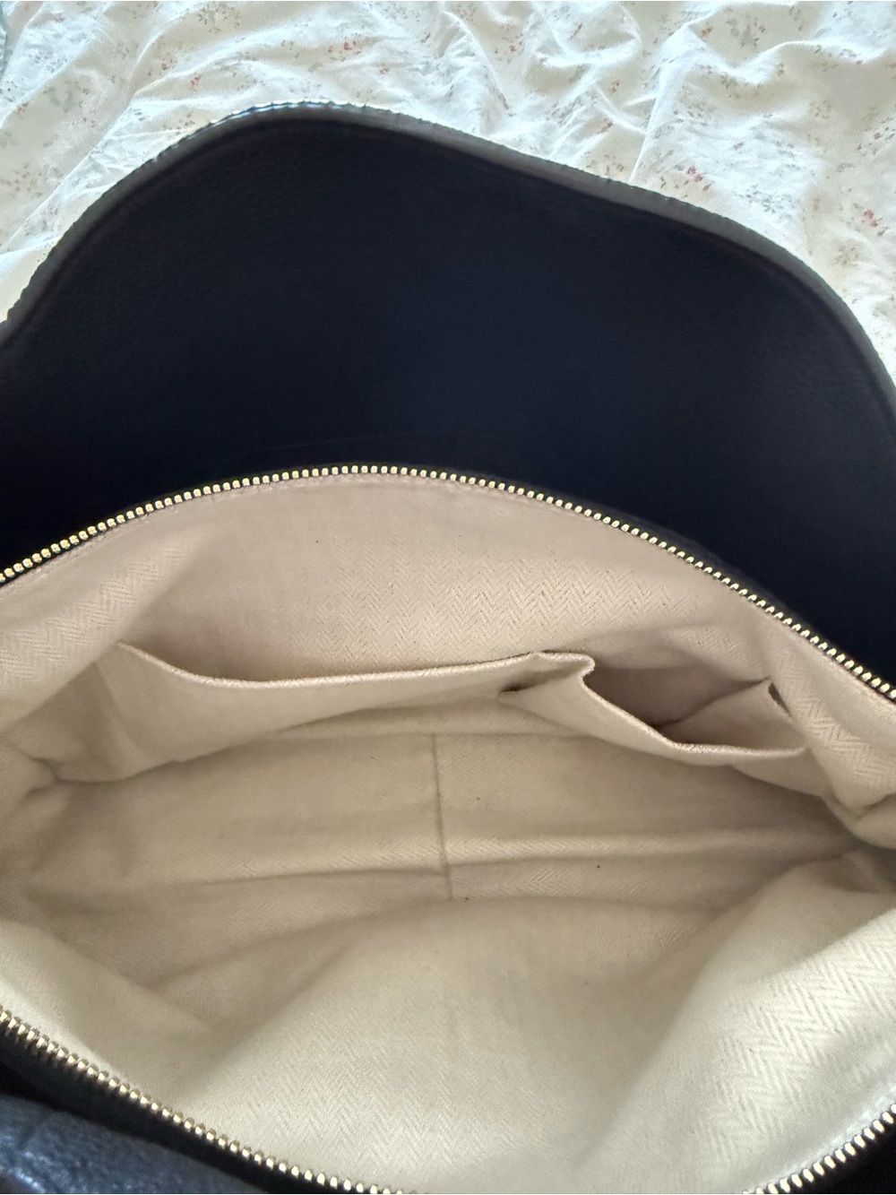 The Row Duplex Large Tote Bag Black Grained Calfskin Leather - Picture 7 of 12